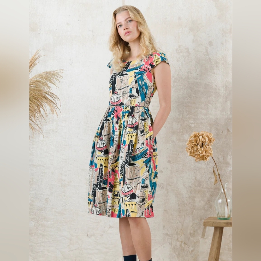 Emily and Fin Claudia City Sights Dress XL NWT